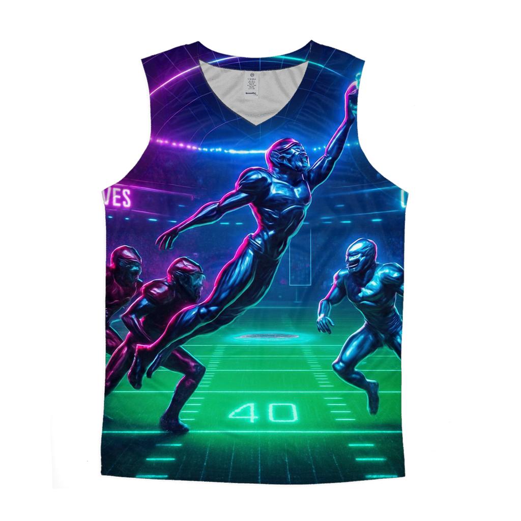 Neon Dome Night Rivalry cotton sleeveless tops