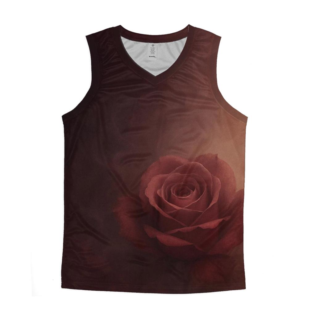 Smoky Rose Gradient trendy fitted tank tops