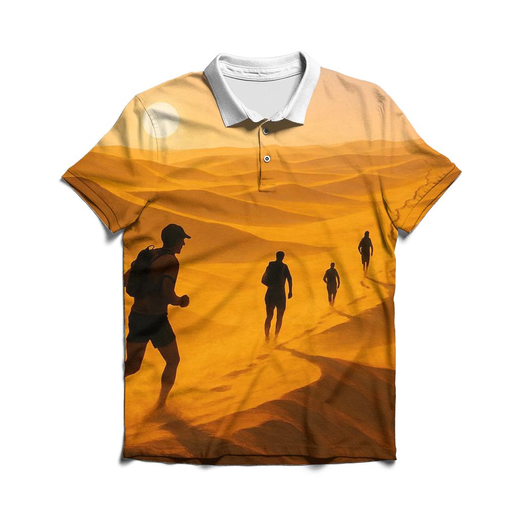 Desert Endurance Ultra Marathon casual sports polo shirts