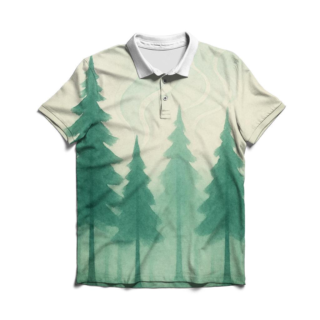 Breath Of The Forest casual sports polo shirts