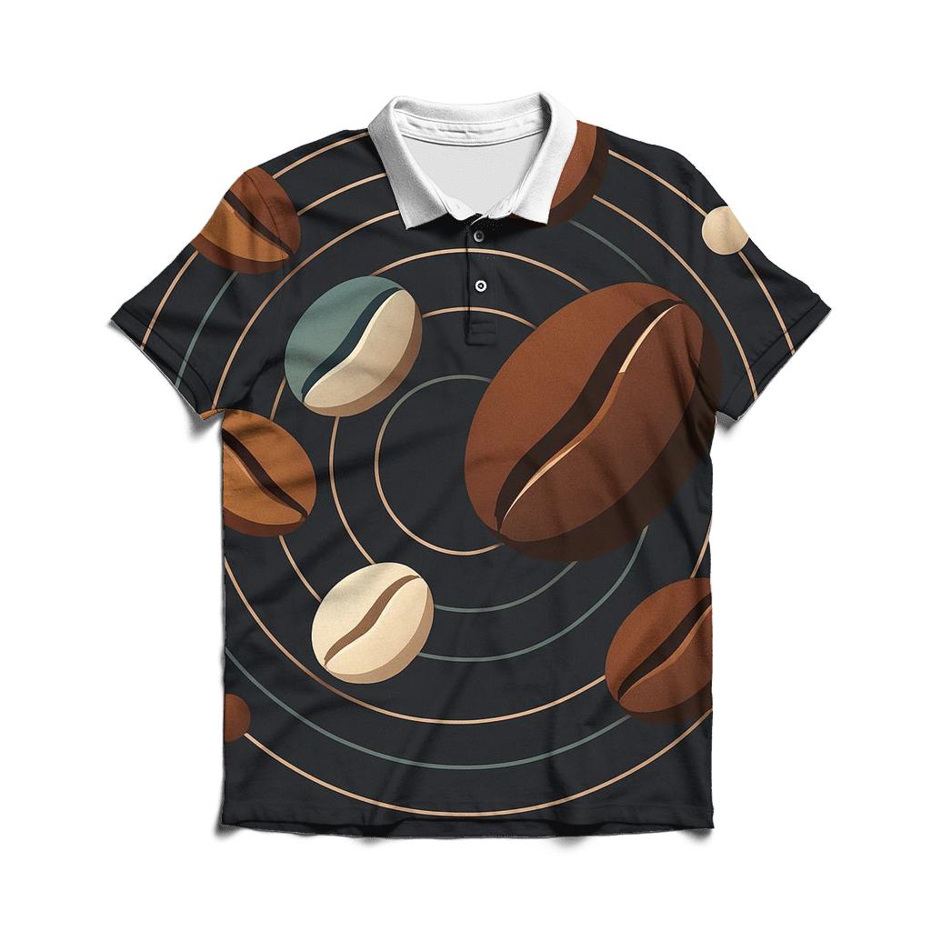 Bean Orbit Kinetic Rings designer slim fit polos