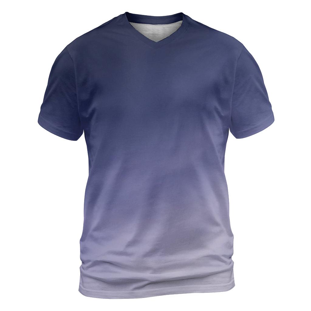 Celestial Mist Gradient artistic all-over print tops