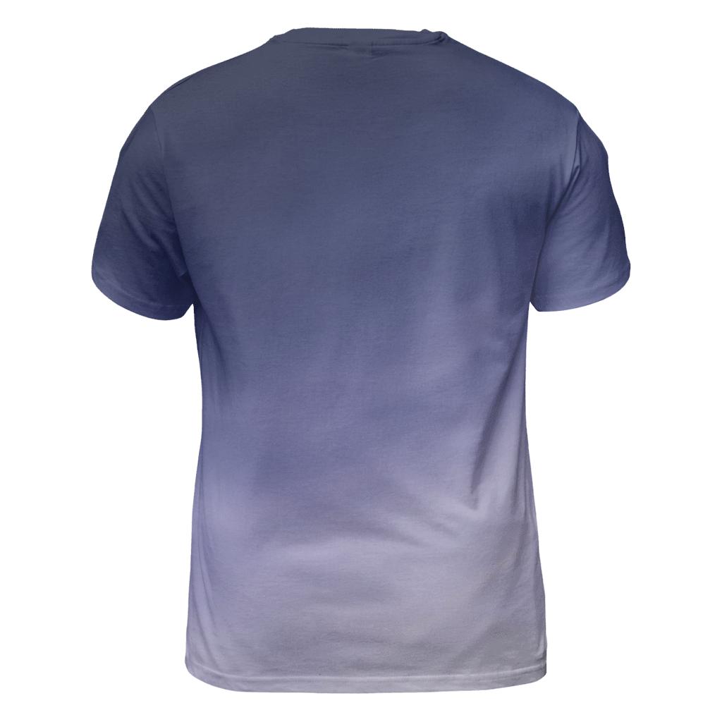 Celestial Mist Gradient artistic all-over print tops