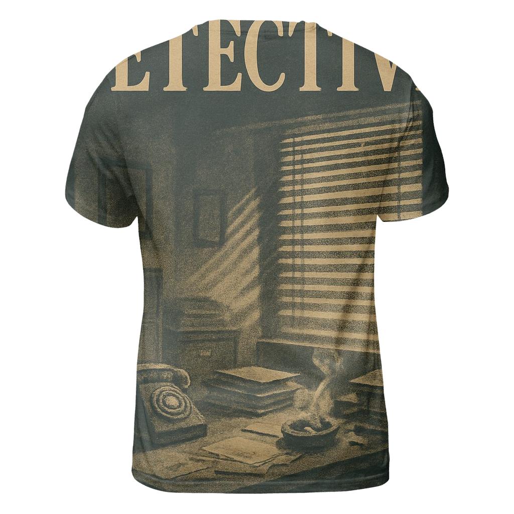 Noir Detective Office Book Cover designer pattern shirts