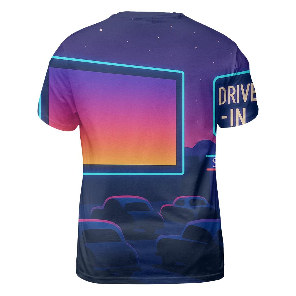 Neon Drive In Dreams custom all-over print shirts