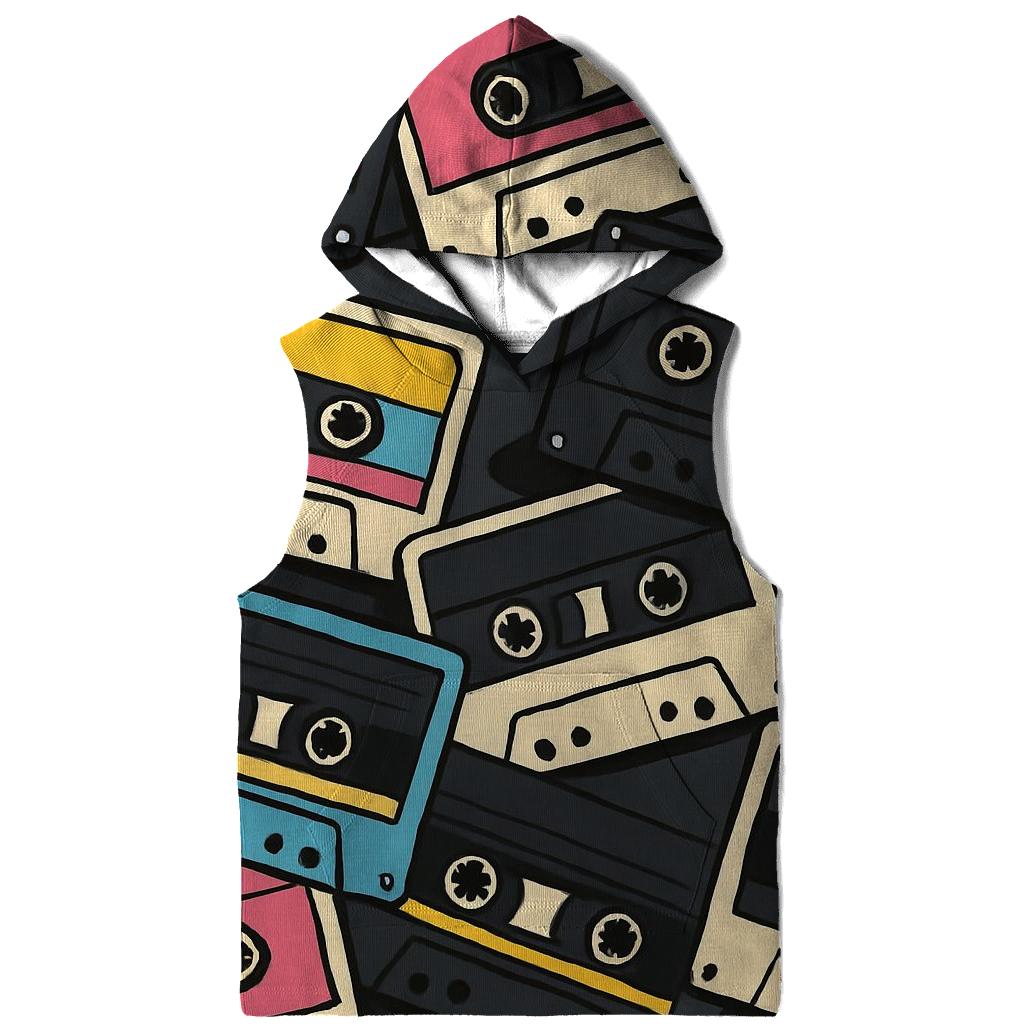 Cassette Mixtape Mosaic hoodie designs