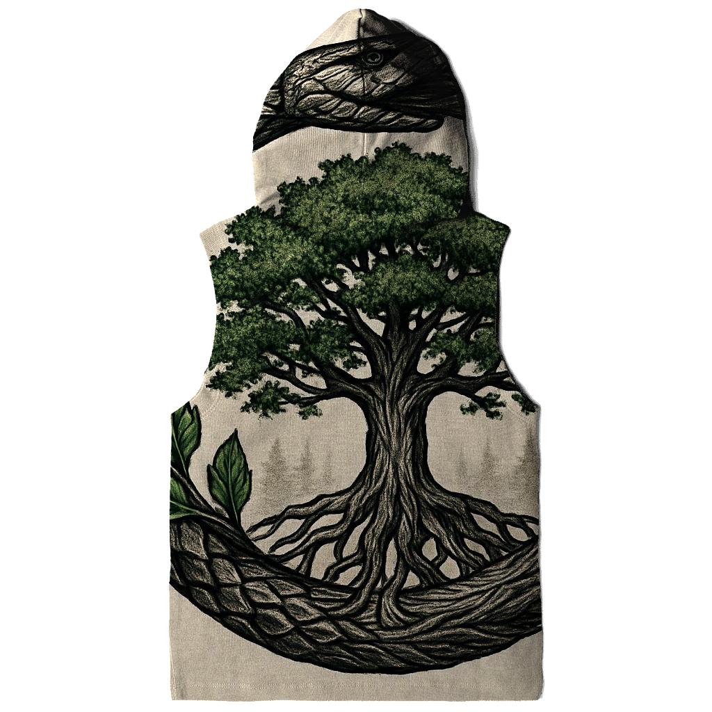 Forest Heart Ouroboros embroidered hoodies