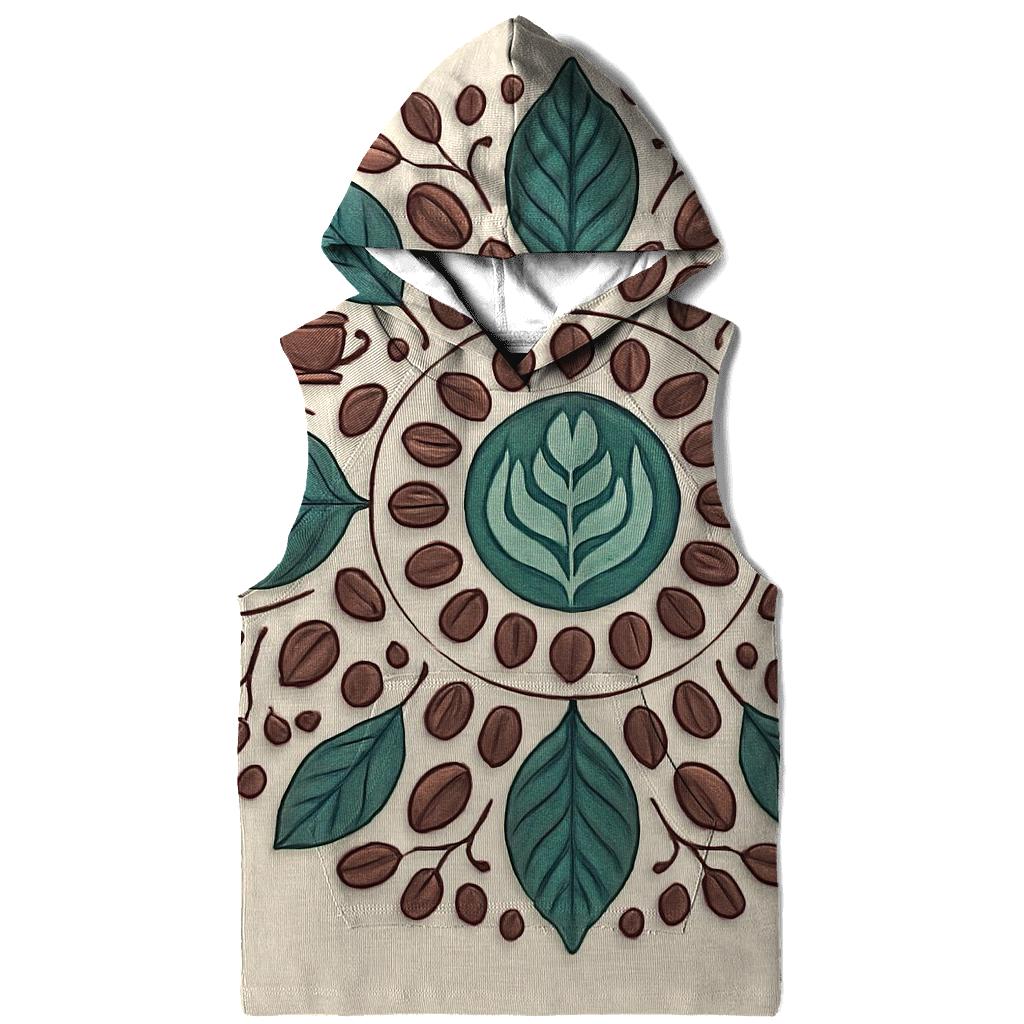 Emerald Coffee Leaf Mandala hoodie styles