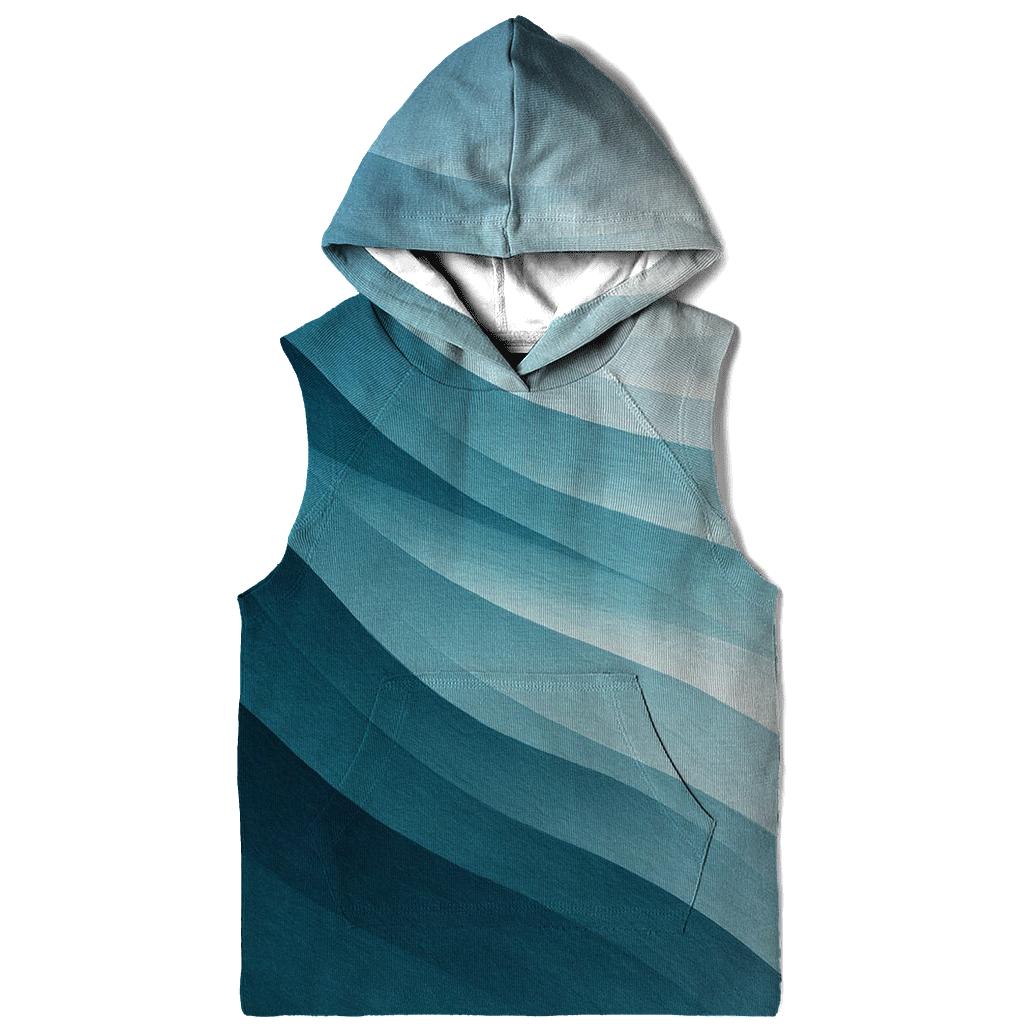 Glacial Tidal Fade premium hoodies