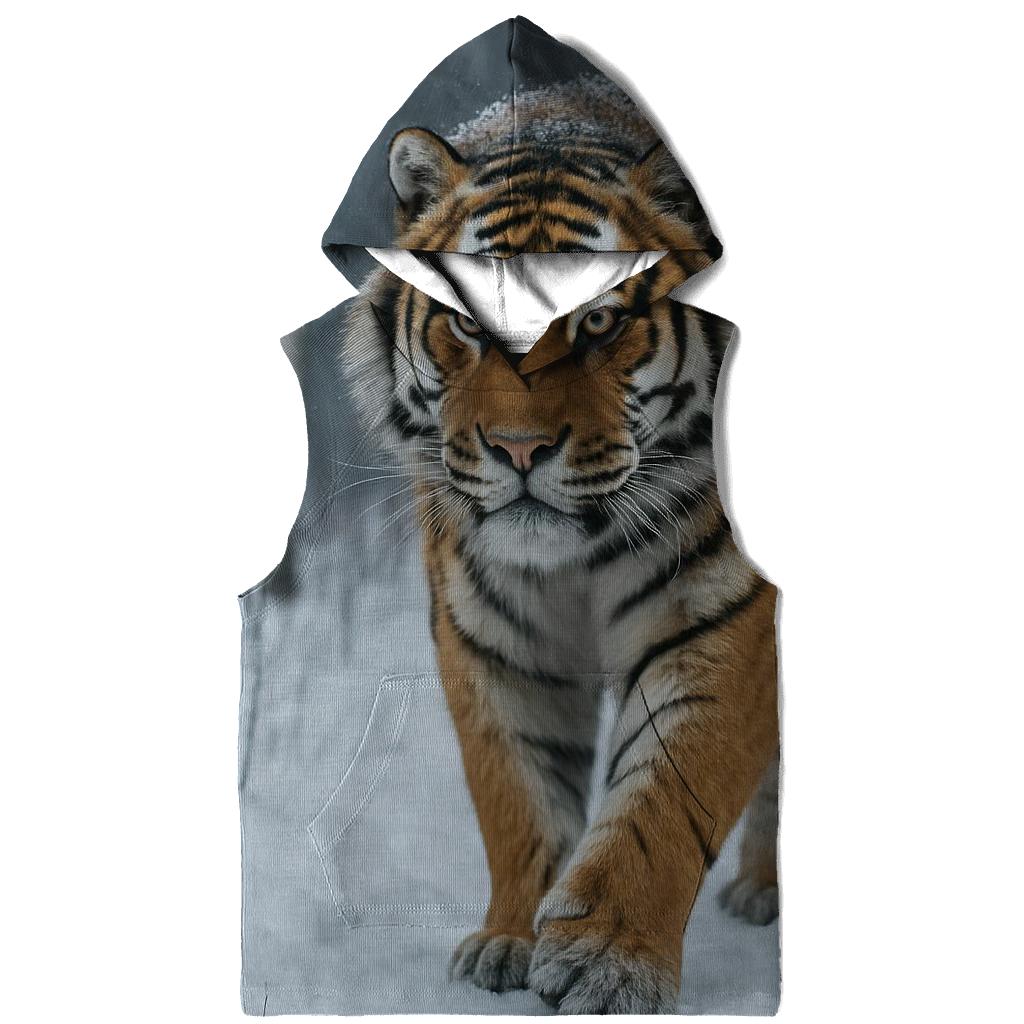 Amur Tiger In Winter Birch Forest hoodie styles