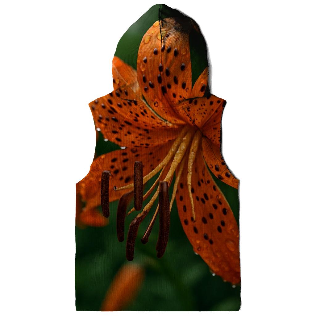 Water Droplets On Orange Tiger Lilies After Storm hoodies fashion