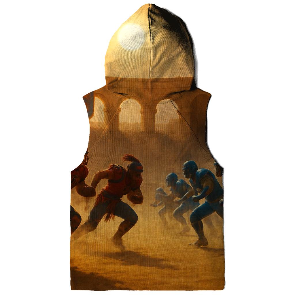 Desert Arena Braves And Cubs Duel printed hoodies