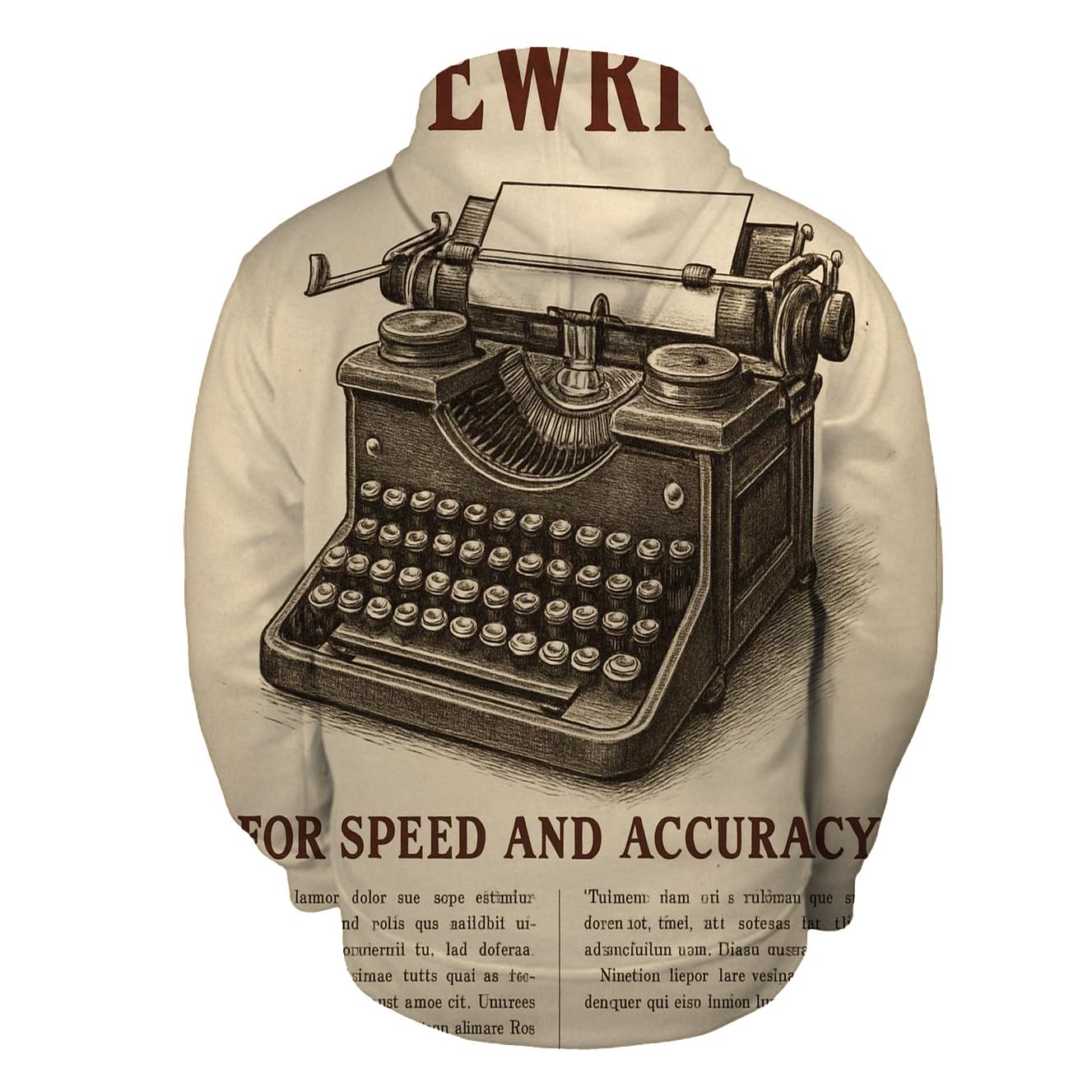 Vintage Typewriter Advertisement Broadside hoodies fashion