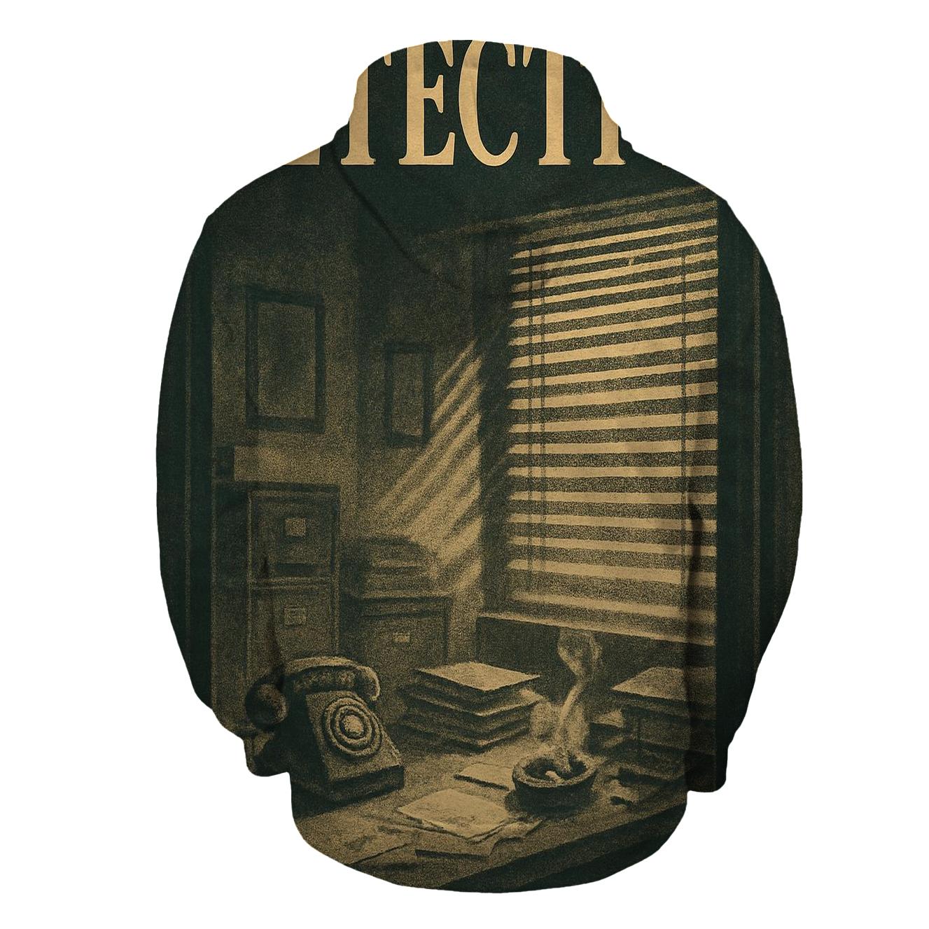 Noir Detective Office Book Cover pullover hoodies