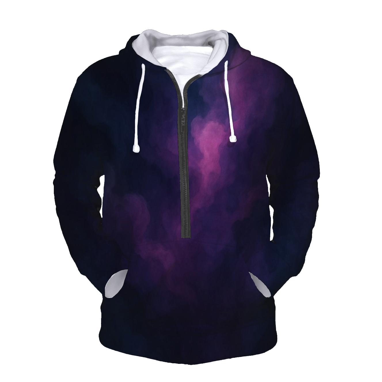 Nebula Ink Drift embroidered hoodies