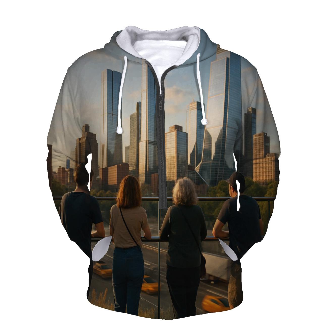 High Line Overlook Toward Hudson Yards custom hoodies