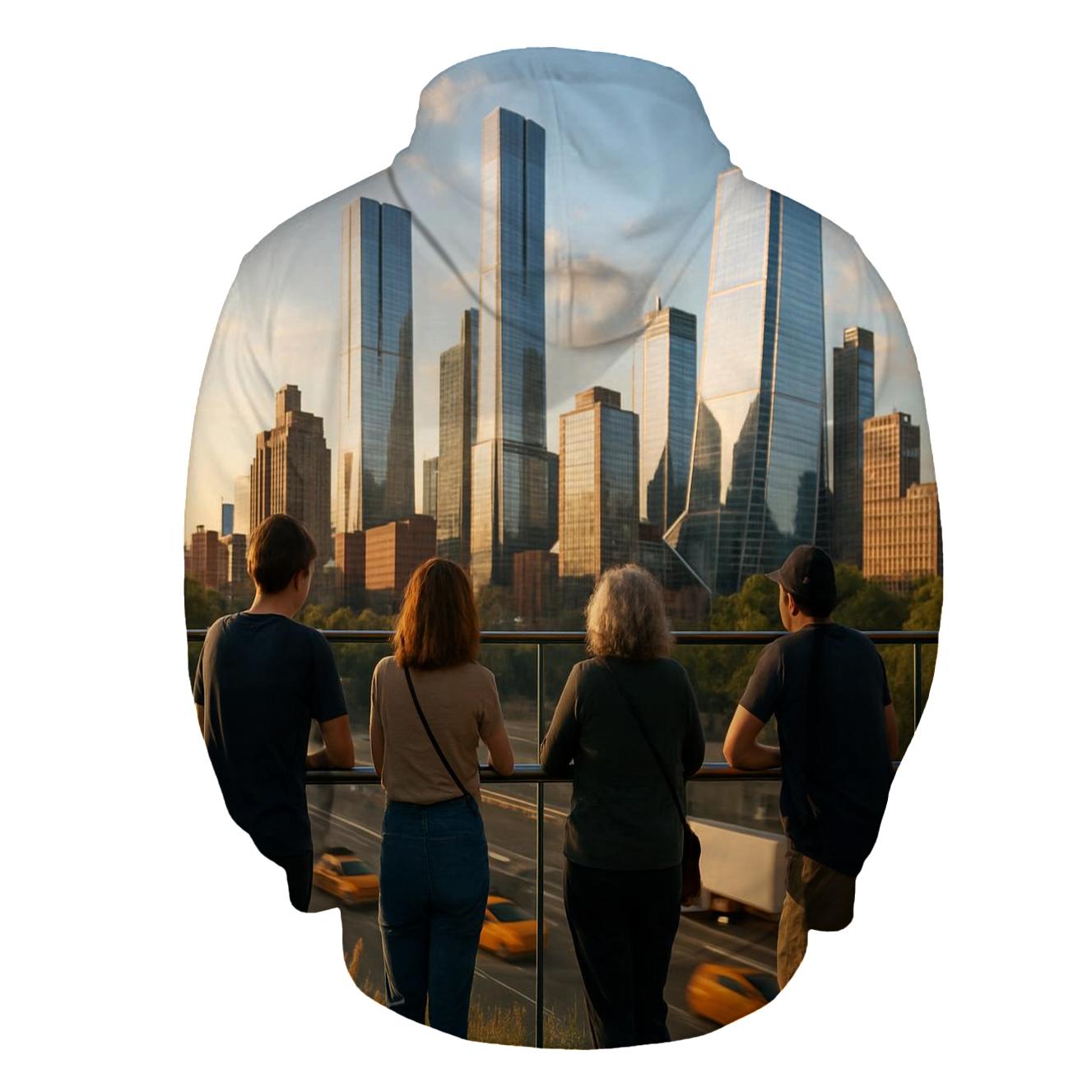 High Line Overlook Toward Hudson Yards custom hoodies