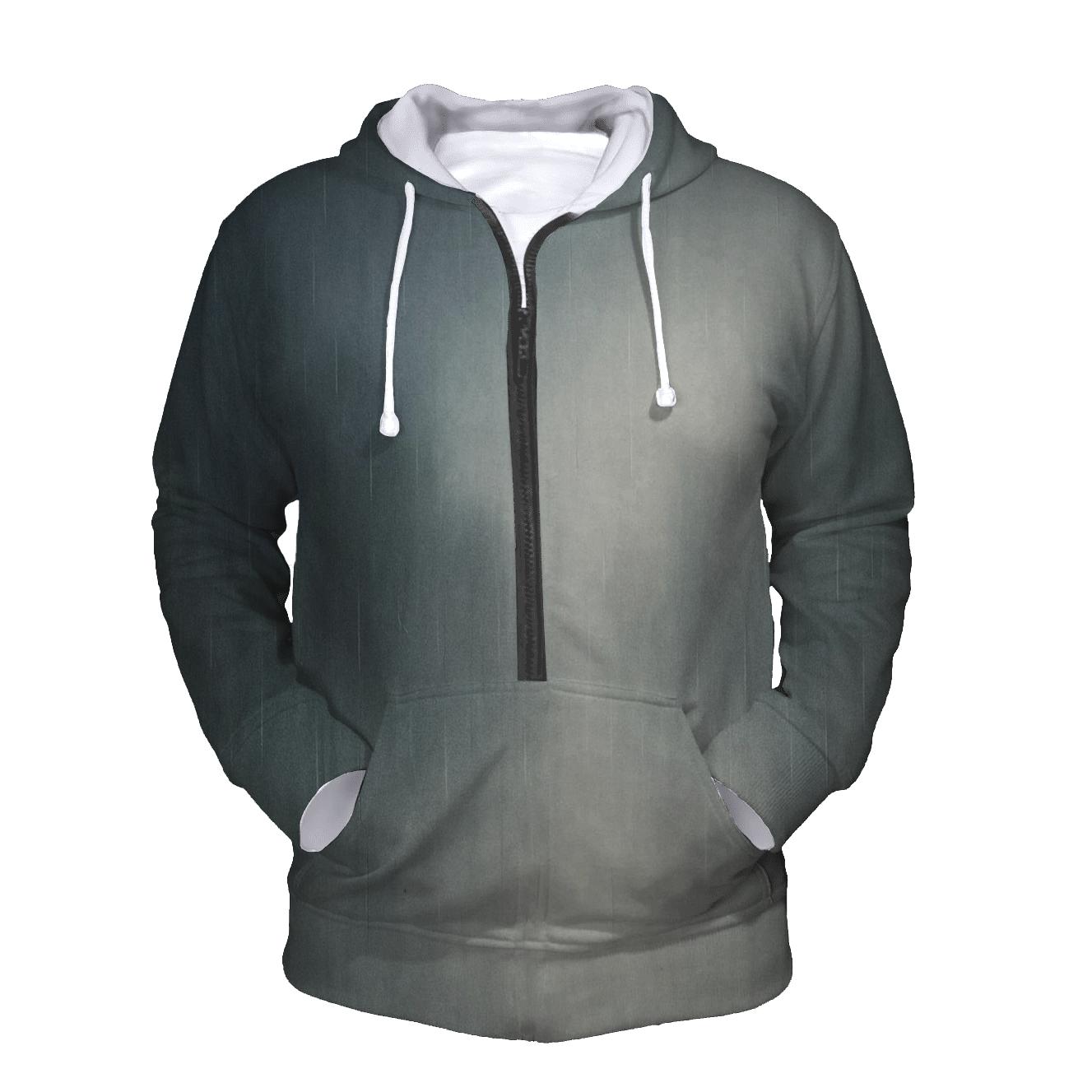Rain Soaked Window Fade custom hoodies