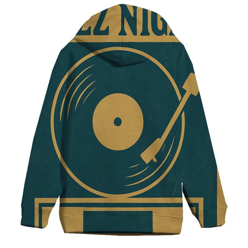 Midcentury Vinyl Lounge Poster hoodies fashion