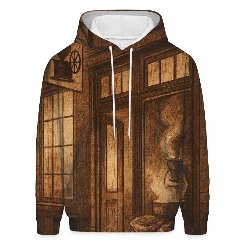 Sepia Roastery Streetfront custom hoodies