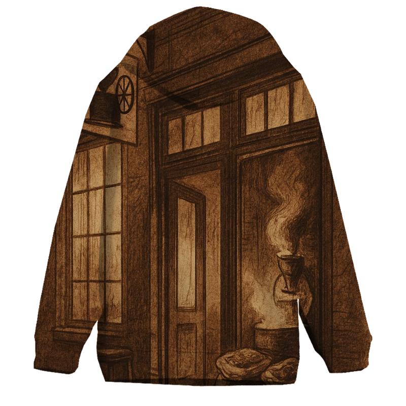 Sepia Roastery Streetfront custom hoodies