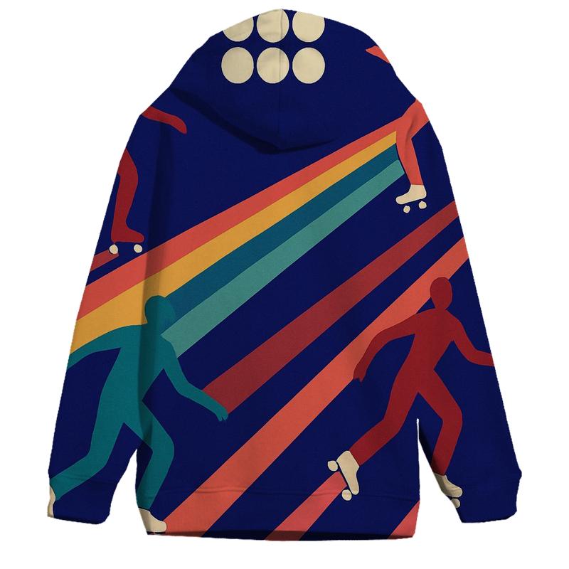 Retro Roller Rink Night hoodie styles