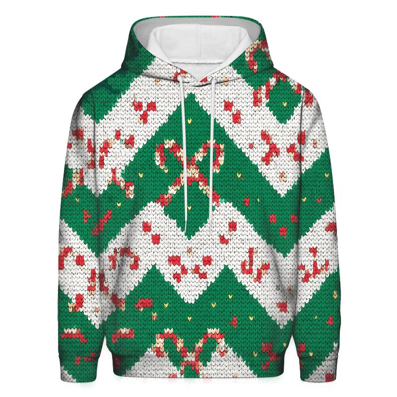 Candy Cane Antler Chevron Parade Design designer hoodies