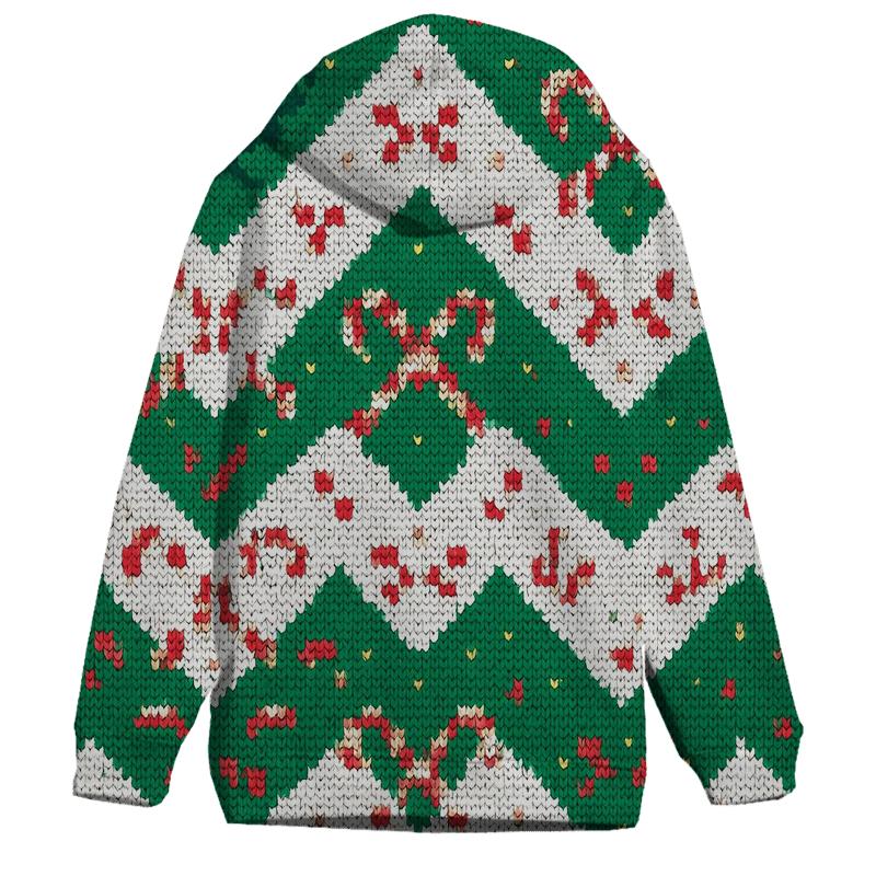 Candy Cane Antler Chevron Parade Design designer hoodies