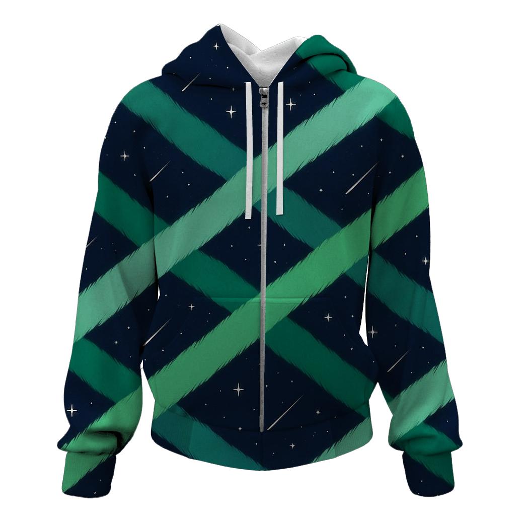Aurora Ribbon Lattice hoodie designs