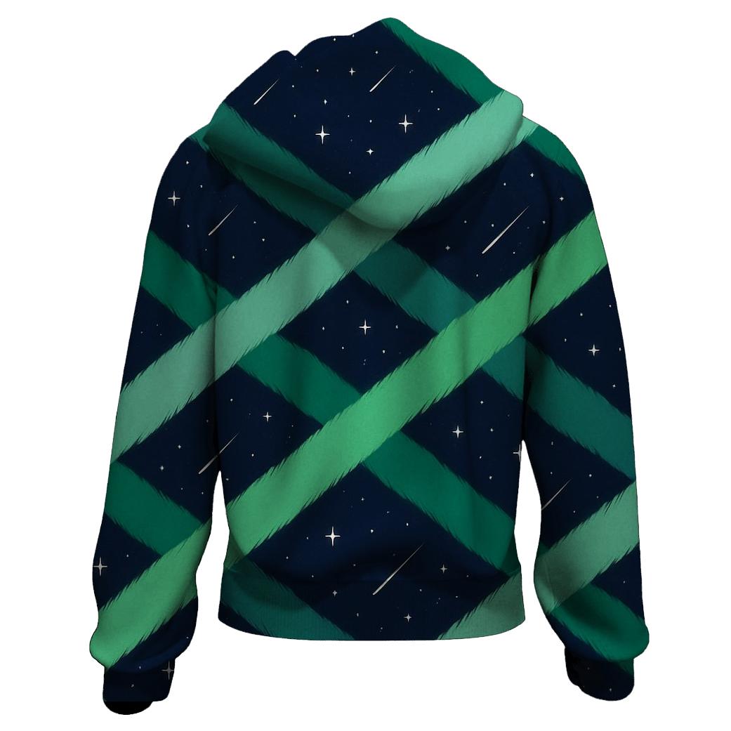 Aurora Ribbon Lattice hoodie designs