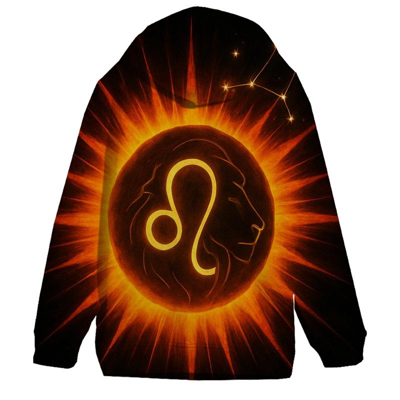 Leo Solar Crown Nova graphic hoodies