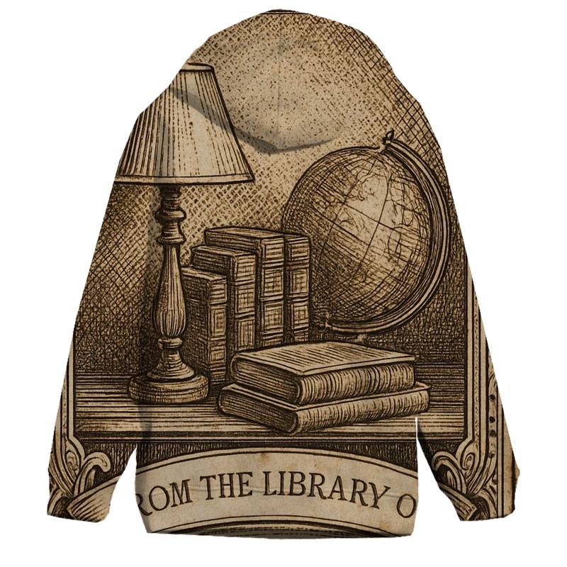 Classic Library Ex Libris Bookplate hoodies fashion