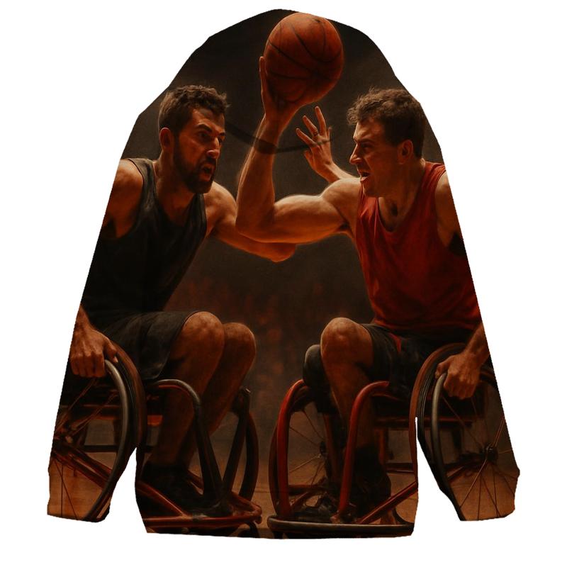 Urban Wheelchair Basketball Clash printed hoodies