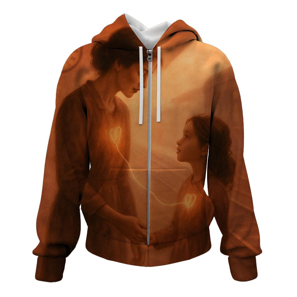Her Heartbeat Between Every Goodbye heavyweight hoodies