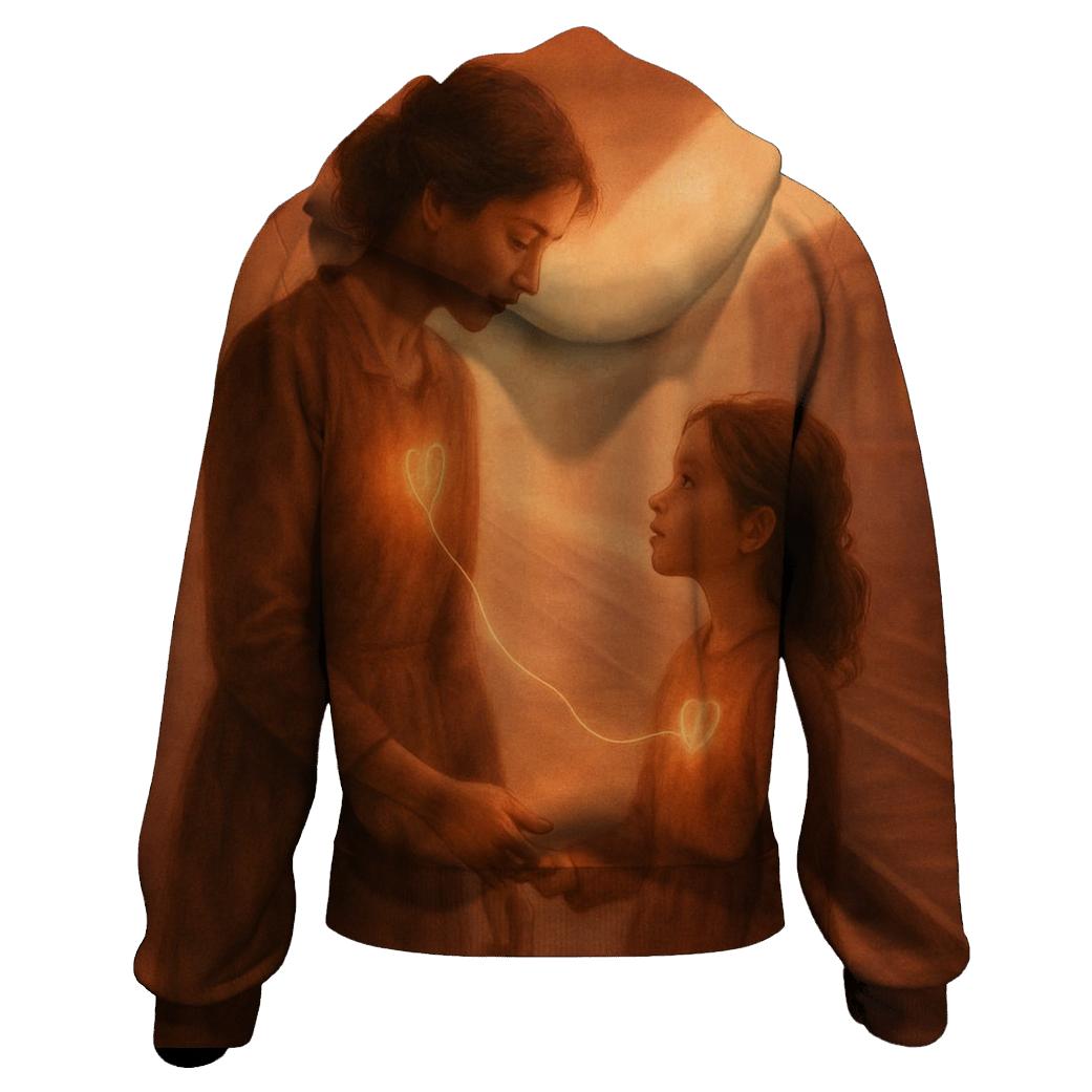 Her Heartbeat Between Every Goodbye heavyweight hoodies