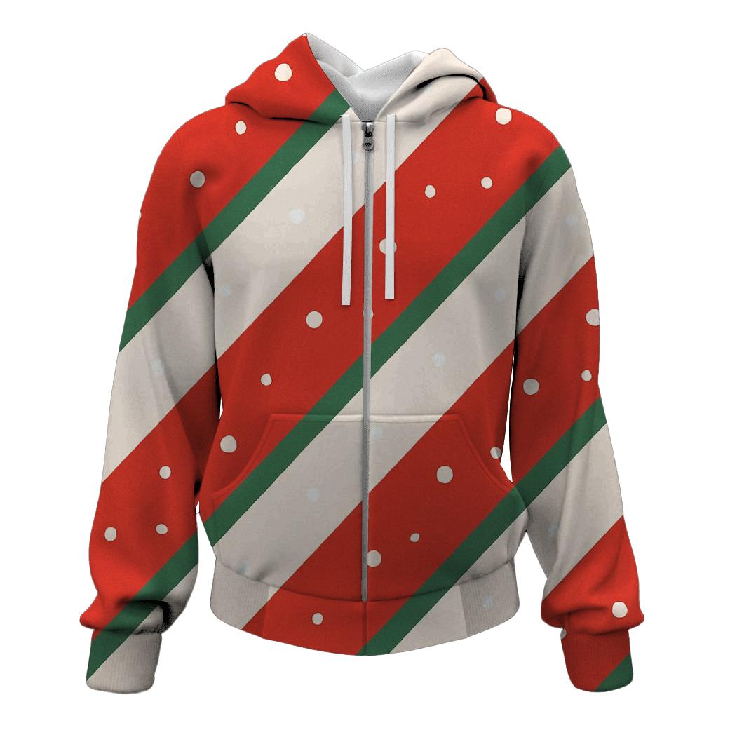 Candy Cane Stripe Harmony heavyweight hoodies