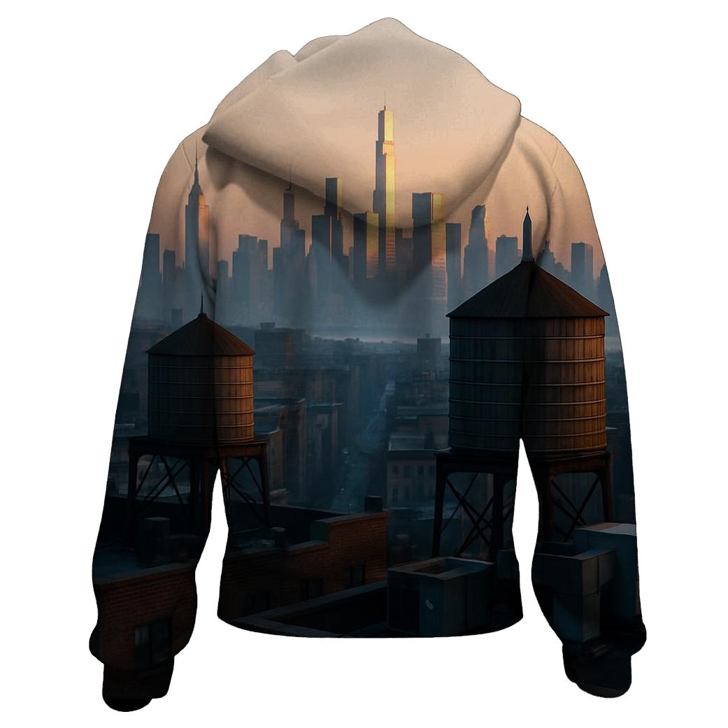 Harlem Rooftop Sunrise Over Midtown hoodie styles
