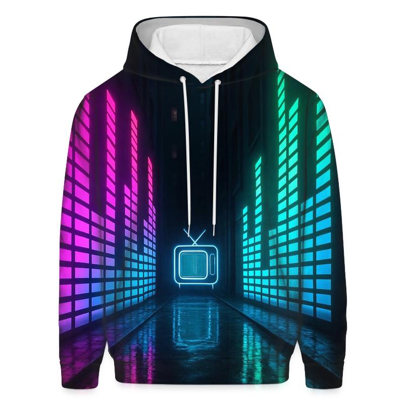 Neon Equalizer Alley hoodie designs