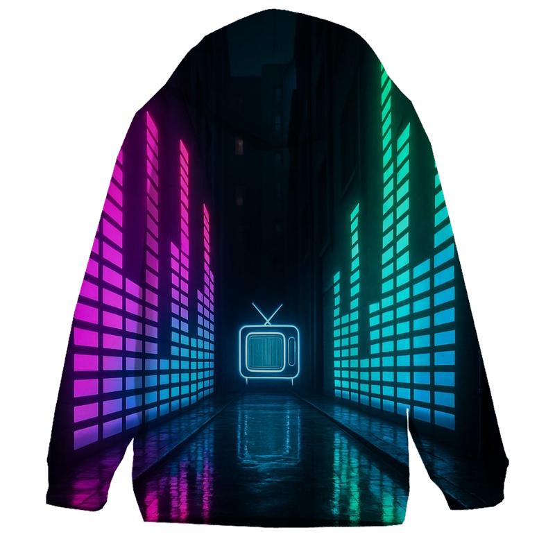 Neon Equalizer Alley hoodie designs