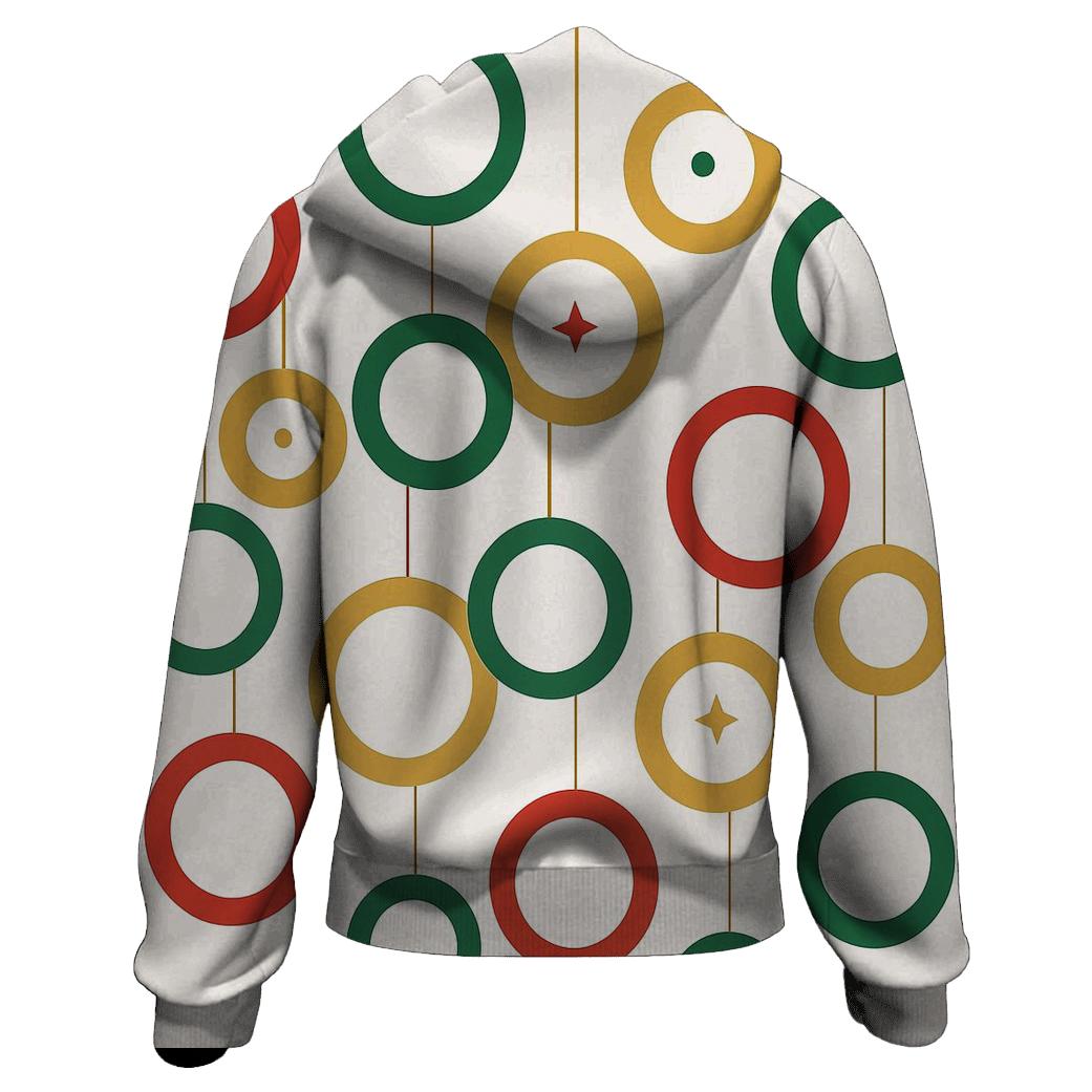 Ornament Rings Carousel printed hoodies