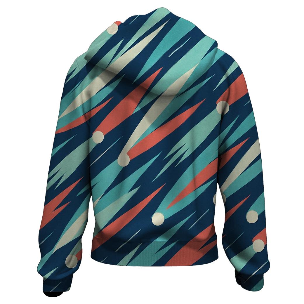 Comet Trail Fan Mosaic lightweight hoodies