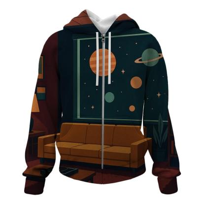 Cosmic Lounge Vibes lightweight hoodies