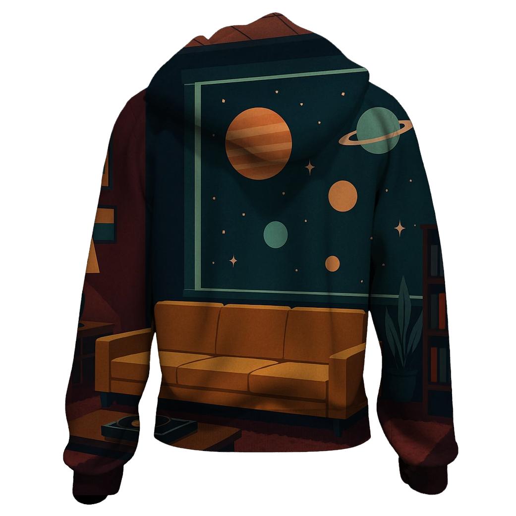 Cosmic Lounge Vibes lightweight hoodies