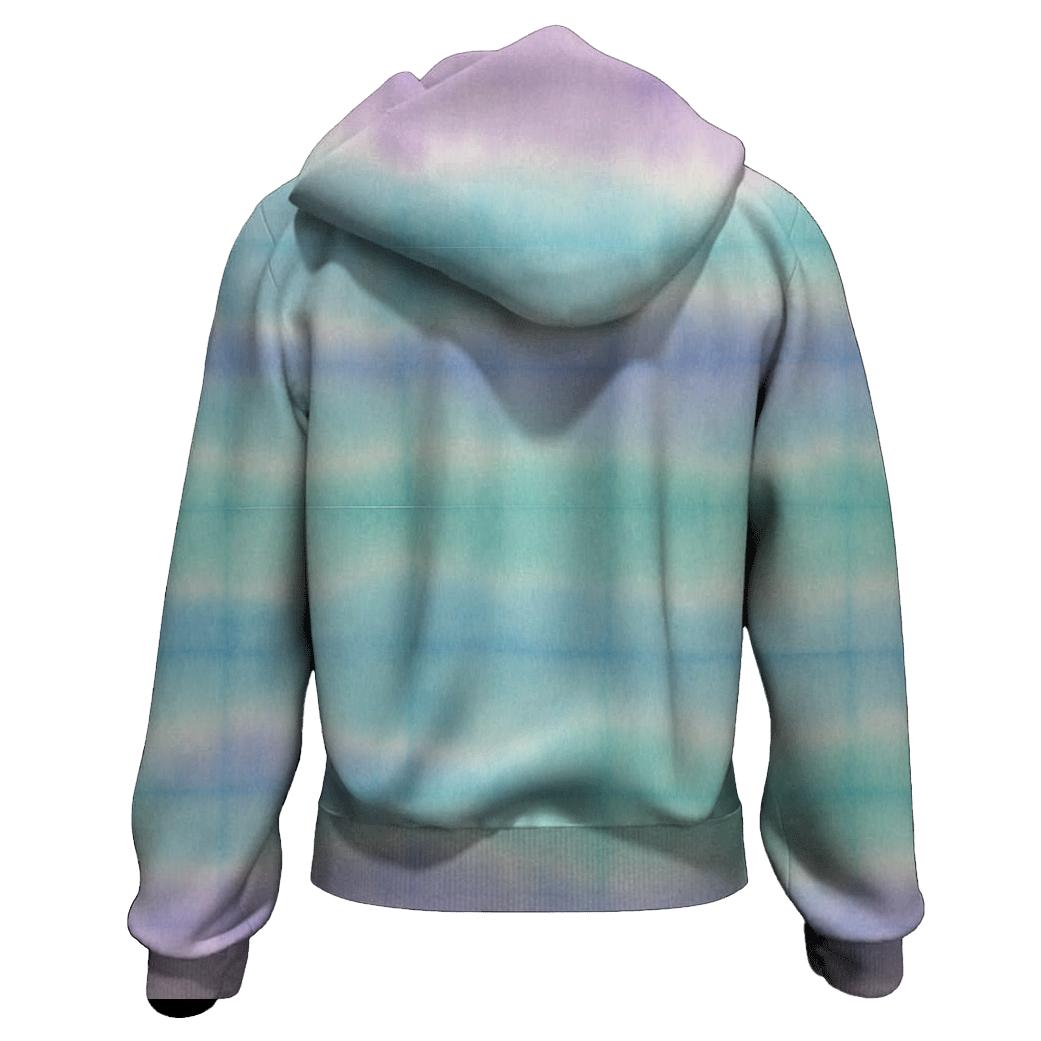 Pastel Horizon Stripe Overdye lightweight hoodies