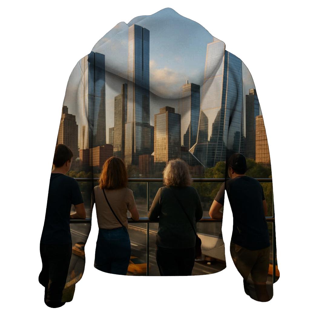 High Line Overlook Toward Hudson Yards hoodies fashion