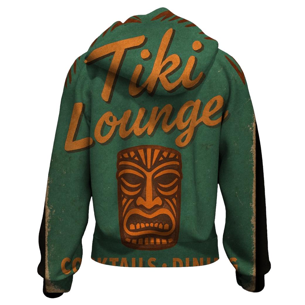 Tiki Bar Nightclub Matchbook Cover pullover hoodies