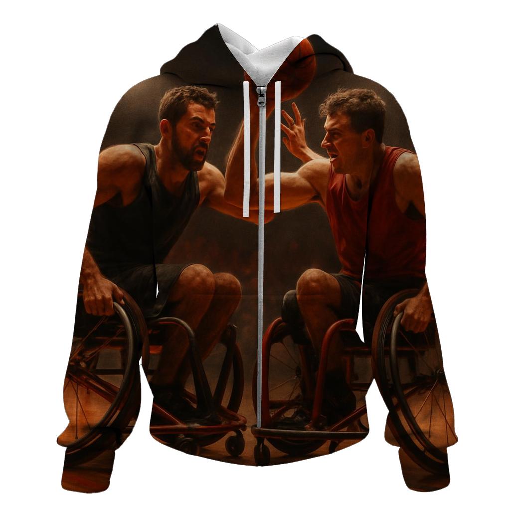 Urban Wheelchair Basketball Clash premium hoodies