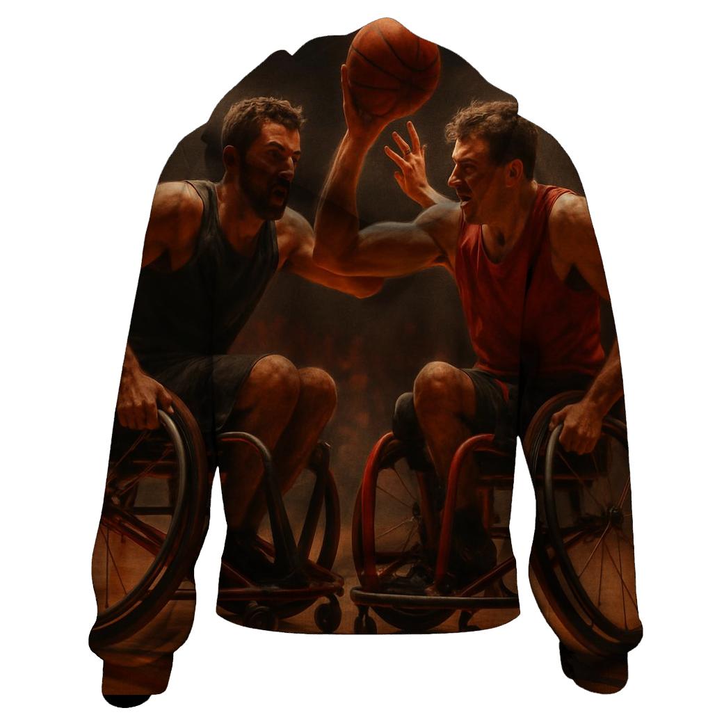 Urban Wheelchair Basketball Clash premium hoodies