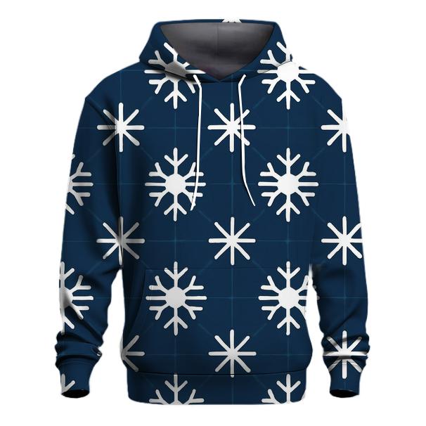 Snowflake Constellation Grid hoodie trends