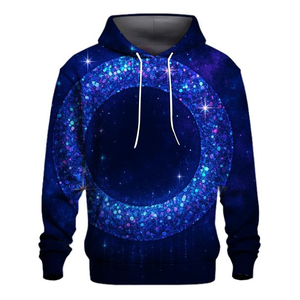 Nebula Sequin Halo designer hoodies